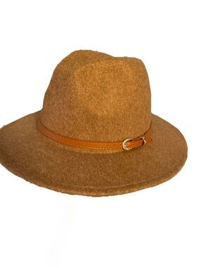 Classic Women's Felt Fedora Hat - Brown